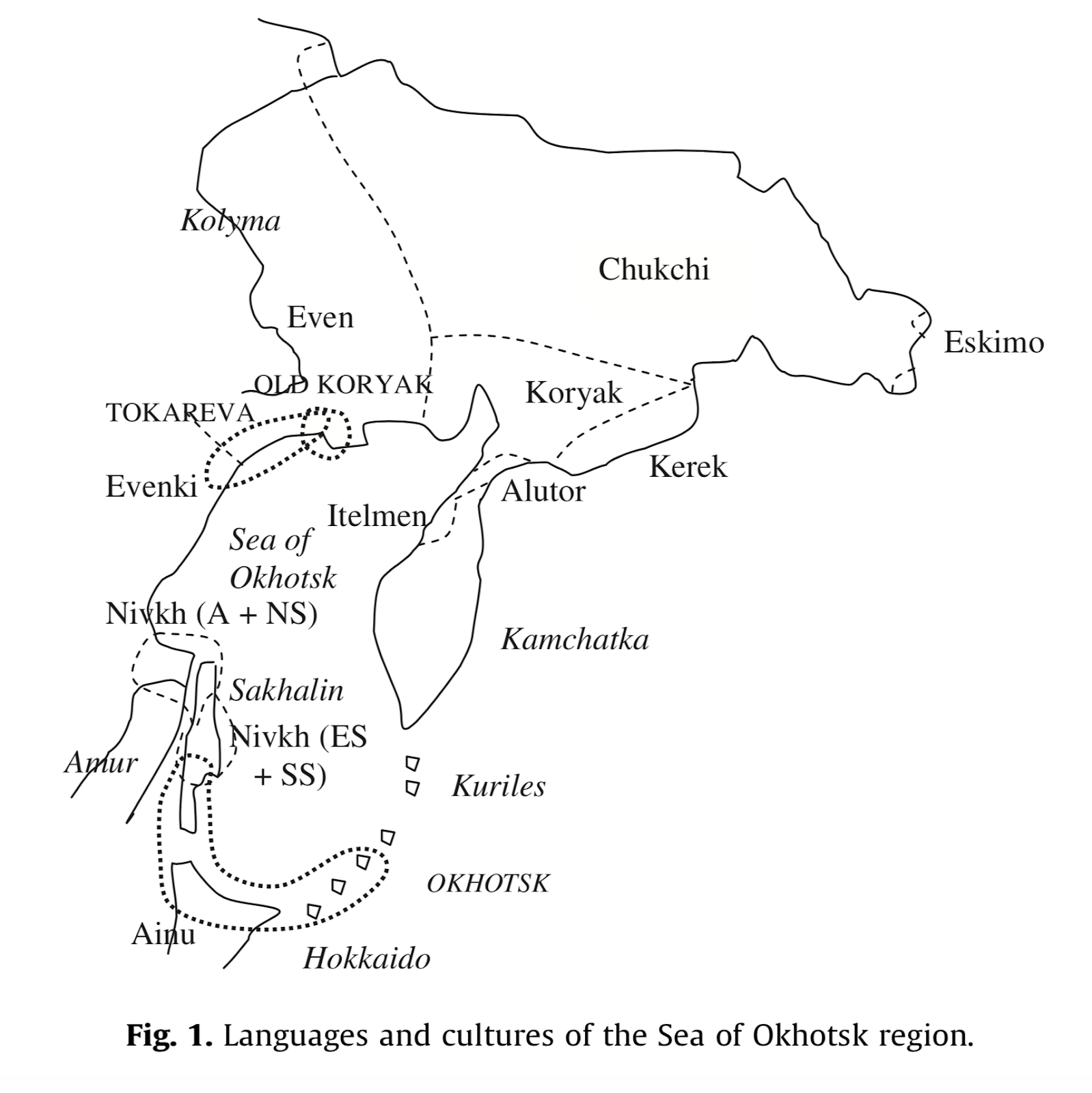Language family maps