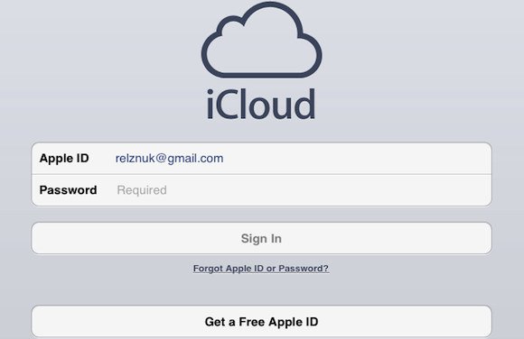 setting up an icloud email account