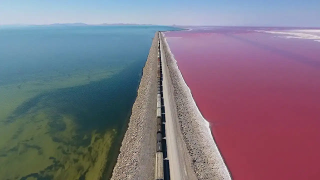 The Great Salt Lake, USA