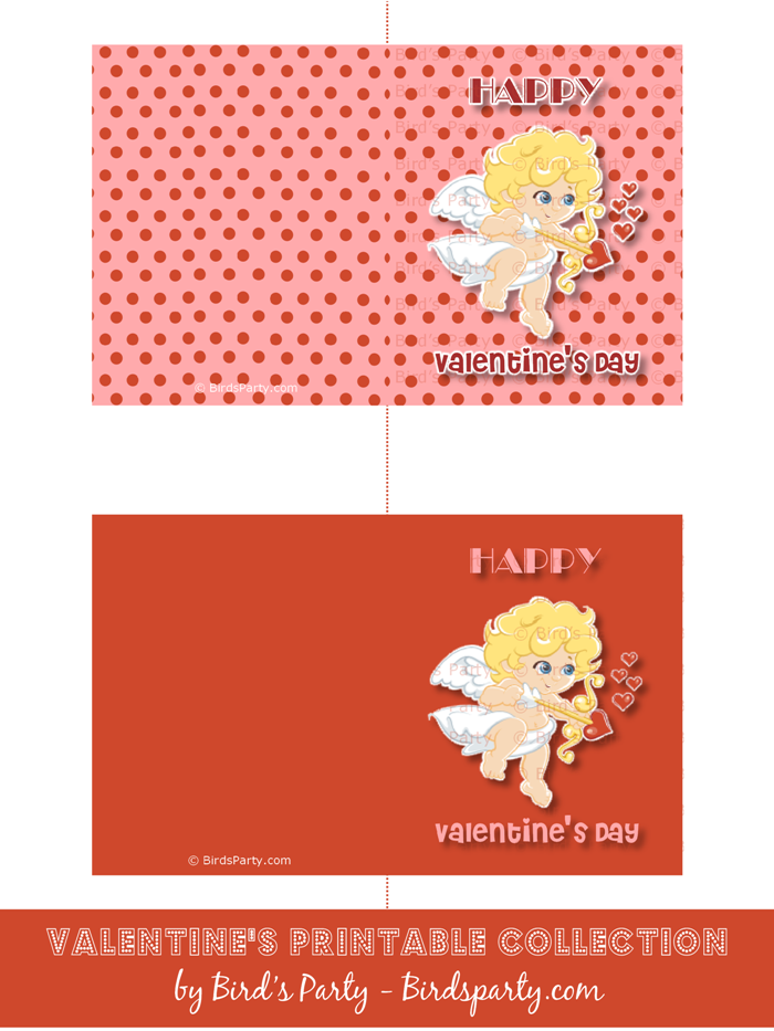 Free Printables Cupid Valentine's Day Party - BirdsParty.com