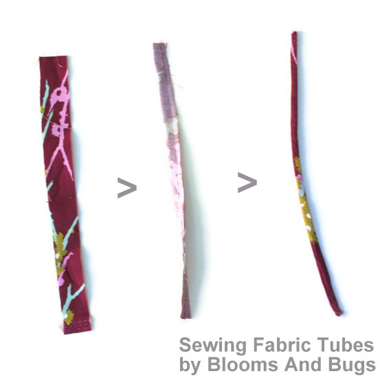 sewing fabric tubes