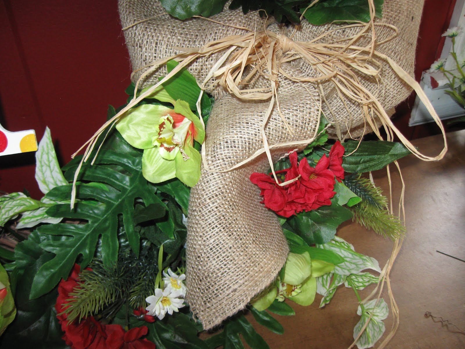 There's No Place Like Home DIY Silk Flower Wreath Tutorial