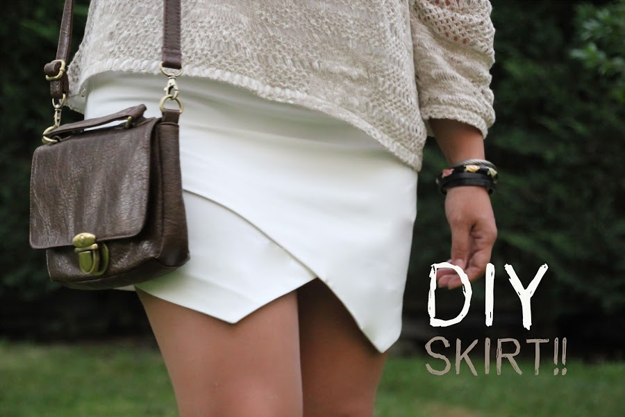 DIY Costura de falda de picos.