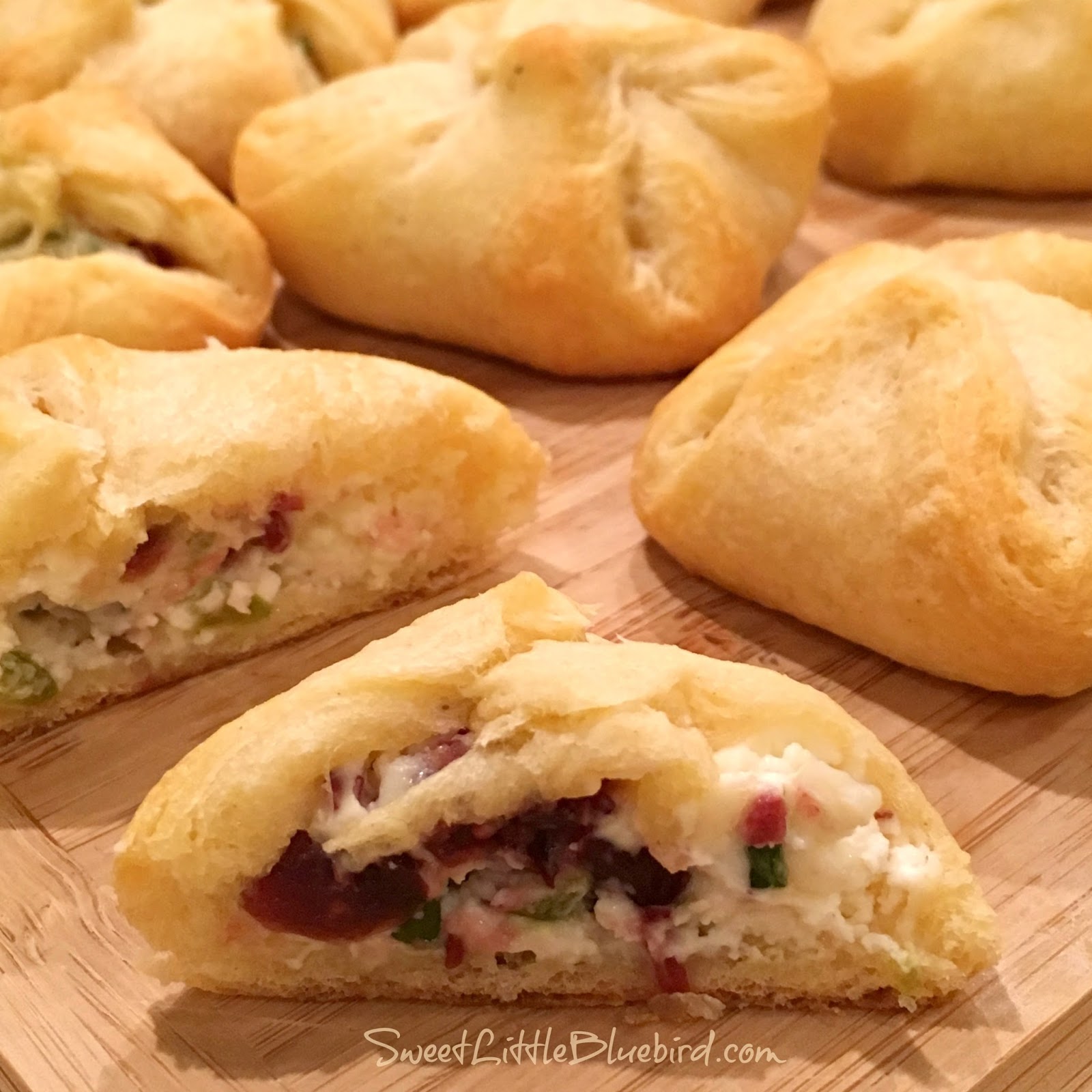 Sweet Little Bluebird CranberryCream Cheese Crescent Bites