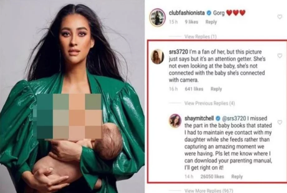  Mitchell Shut Down Trollers Who Shamed Her For Breastfeeding 