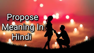 Propose Meaning In Hindi