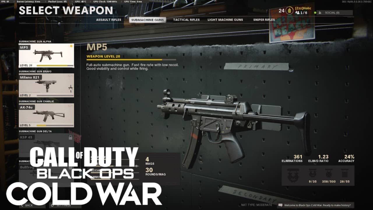 CoD Black Ops Cold War The best weapons of each class