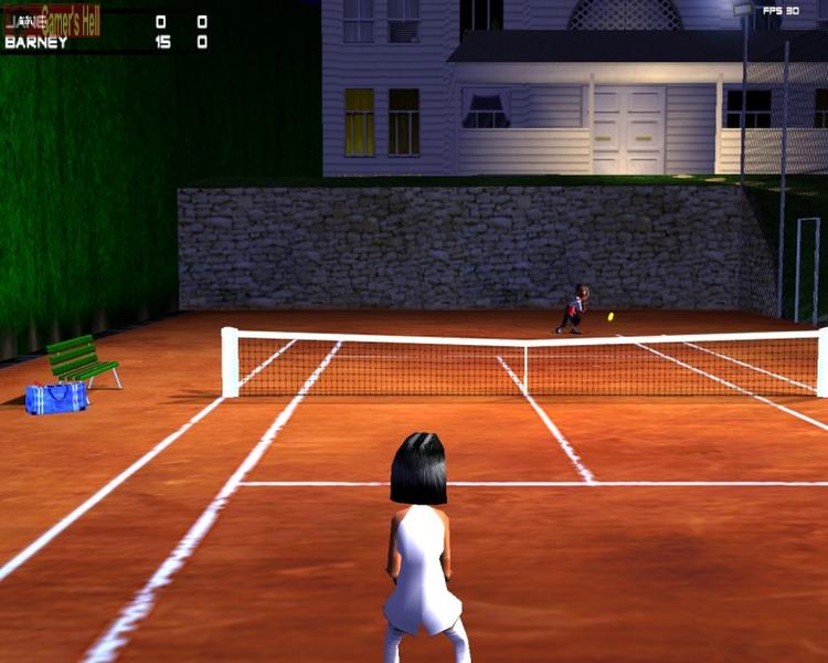 Игра теннис c
