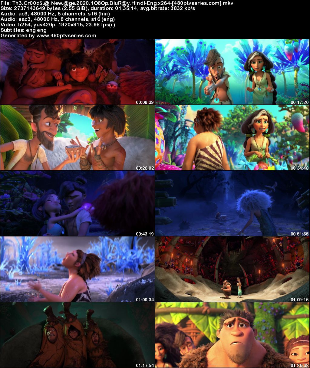 Watch Online Free The Croods 2: A New Age (2020) Full Hindi Dual Audio Movie Download 1080p 720p 480p BluRay
