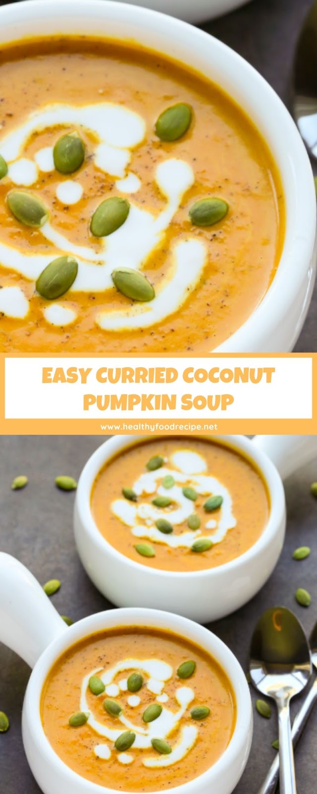 EASY CURRIED COCONUT PUMPKIN SOUP EASY CURRIED COCONUT PUMPKIN SOUP