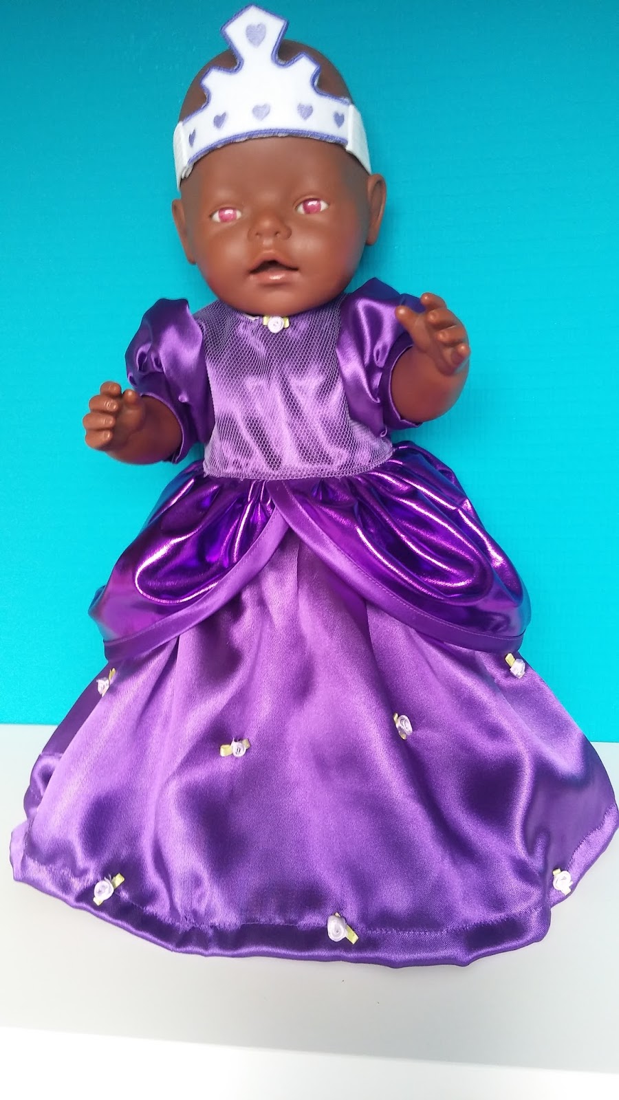 A Royal Doll Dress because we are going to a Ball! 43cm Blog