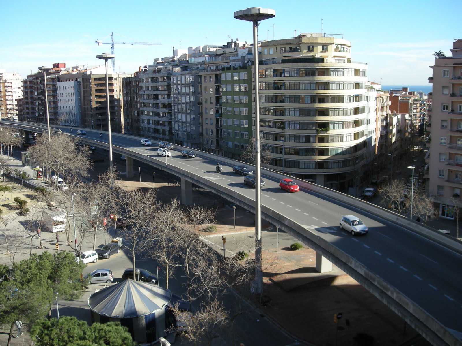 JORDI CERDANYA El viaducte de la Rda Guinardó, a Barcelona