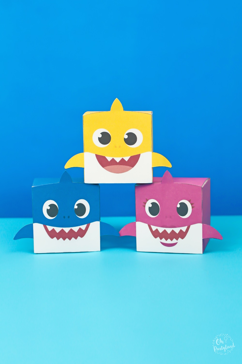 Baby shark box oh partyland