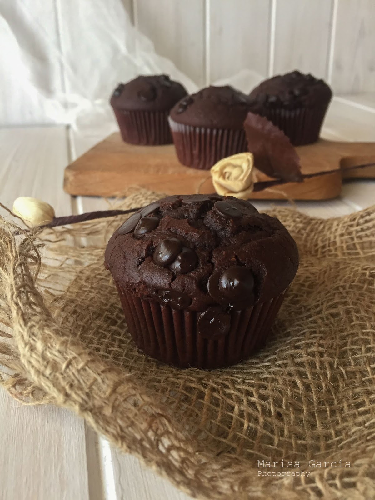 Muffins Integrales de Chocolate Estilo Starbucks