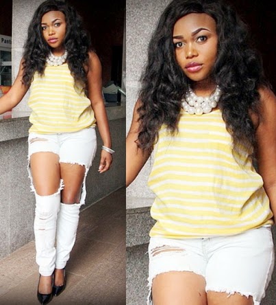 ruth kadiri ripped jeans