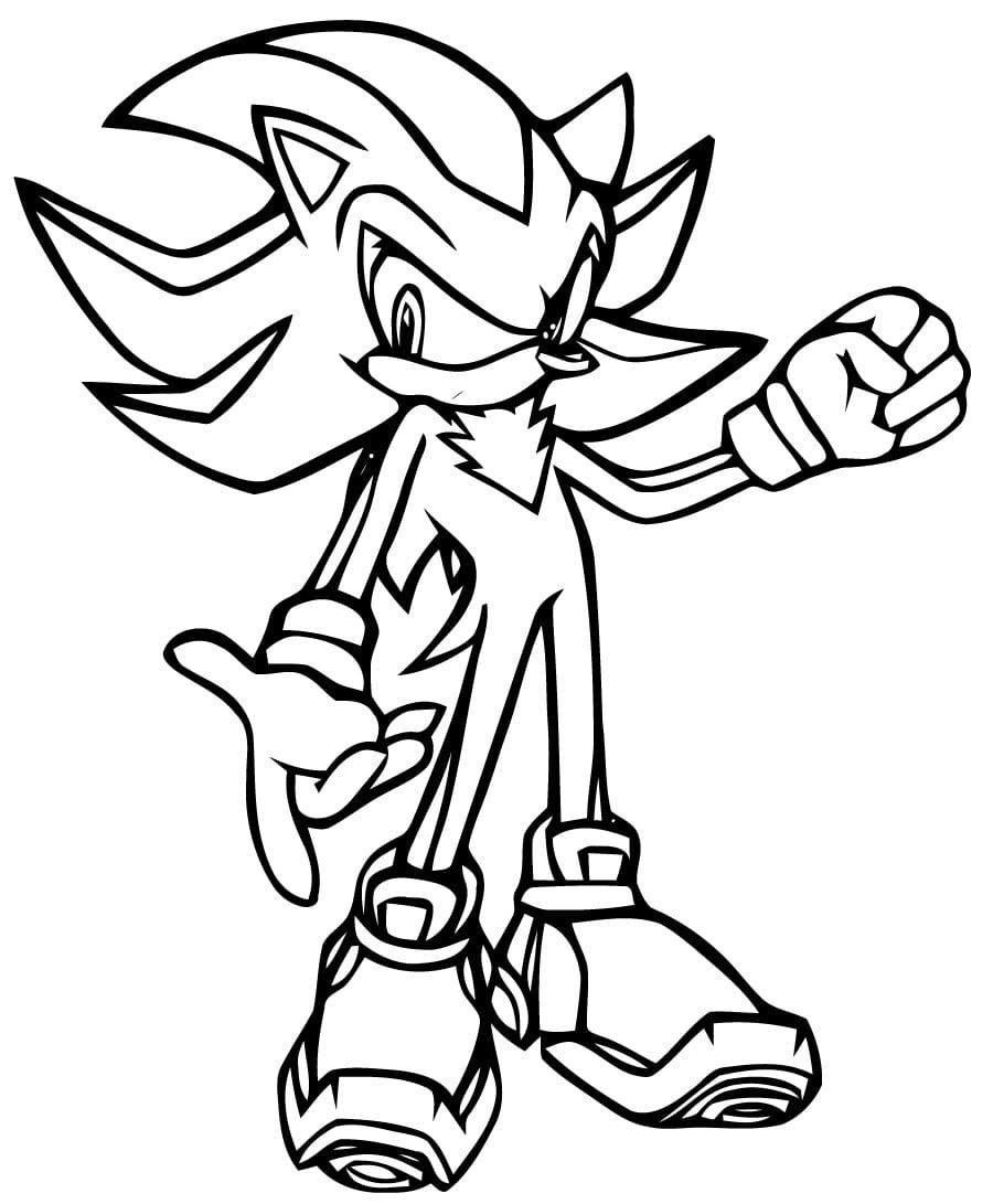 ▷ Desenhos de Sonic para colorir