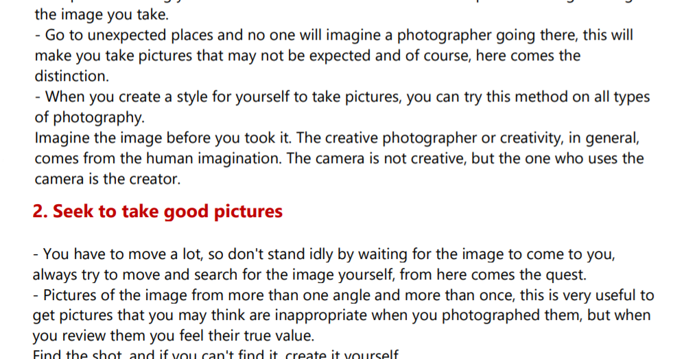 How do you master photography? Pro Photographer
