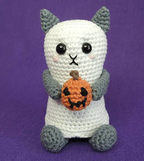 PATRON GRATIS GATO FANTASMA AMIGURUMI 45229