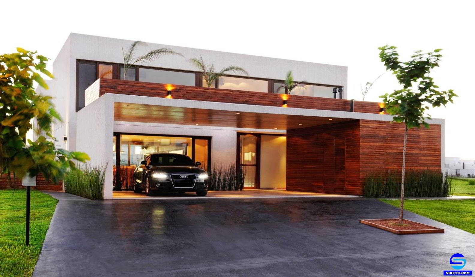 Gambar Desain  Rumah  Minimalis  Modern Kaca  Desain  Rumah 