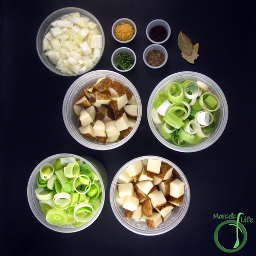 Morsels of Life - Creamy Potato Leek Soup Step 1 - Gather all materials. 