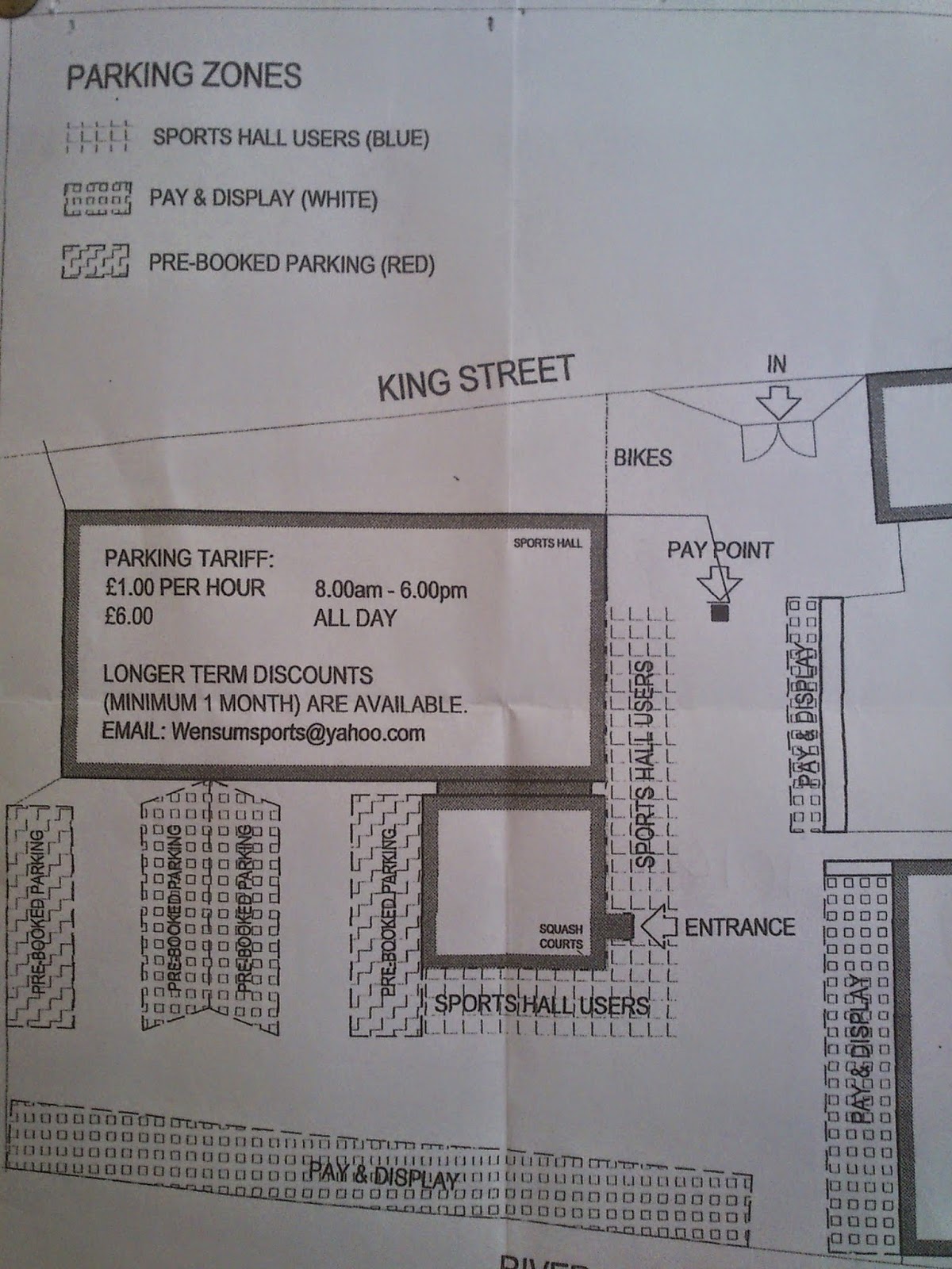 WENSUM SPORTS CENTRE PARKING