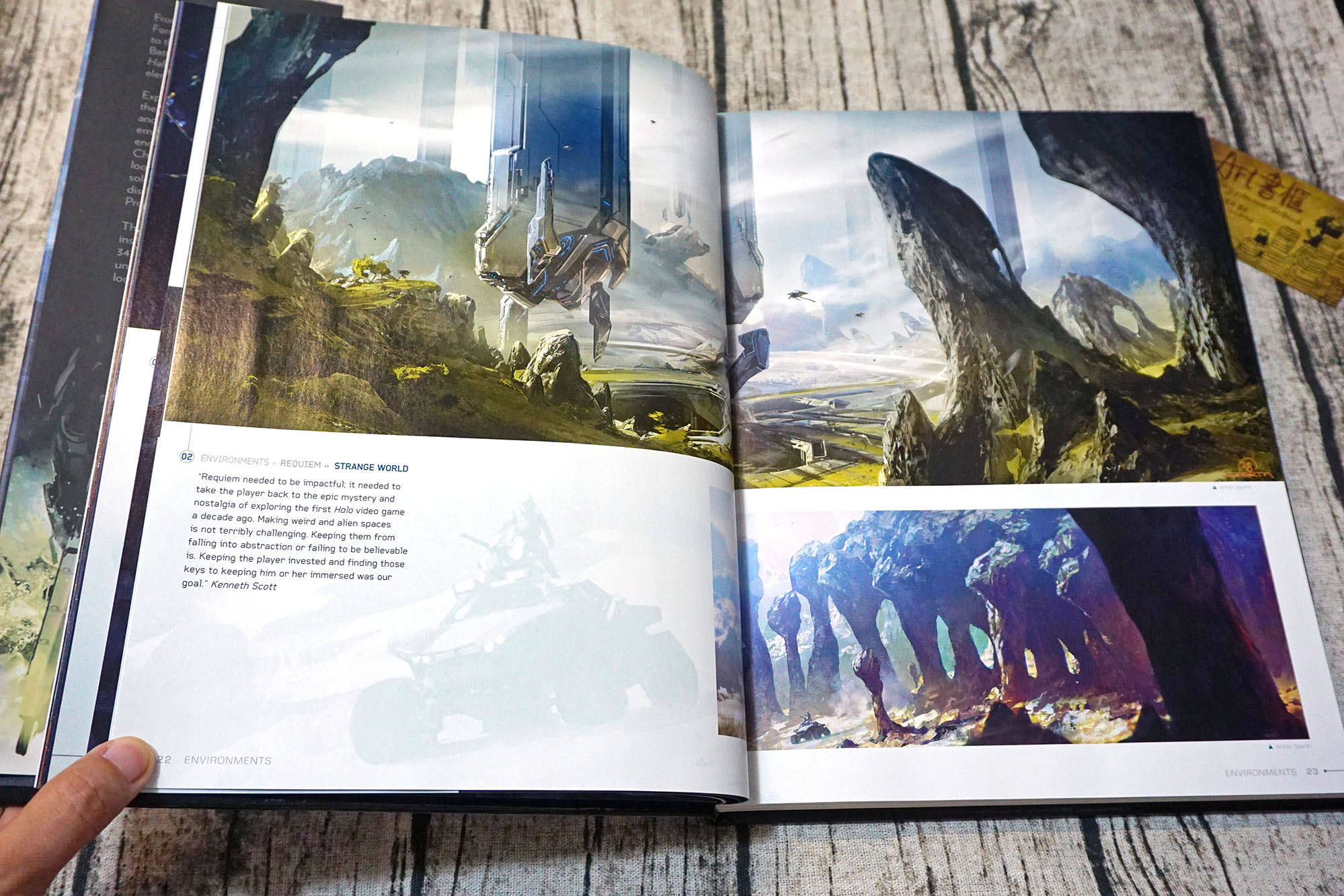 ART書櫃 Book Review: 最後一戰4 設定集 Awakening: The Art of Halo 4