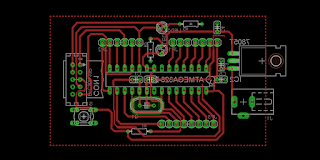 Rangkaian Sismin Atmga8 / Atmega328 Skematik dan Board