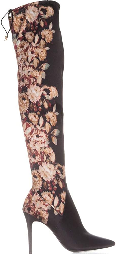 Lessy Under $50 Jessica Simpson Floral Over The Knee Women Heeled Boots ...