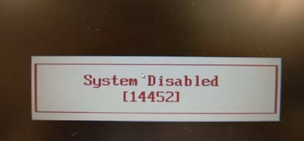 System disabled hp. System disabled hp. System disabled hp. Bios system disabled. 7.