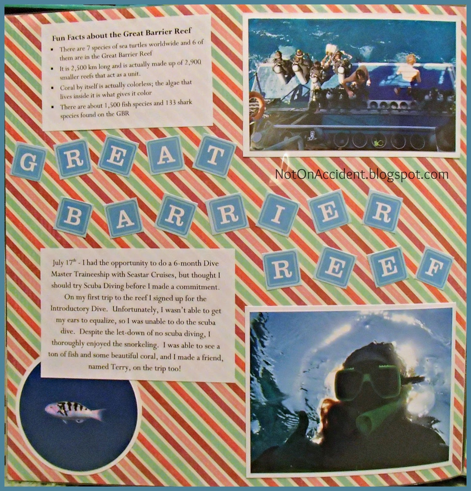 Not By Accident Live your life with purpose Scrapbooking A Year is