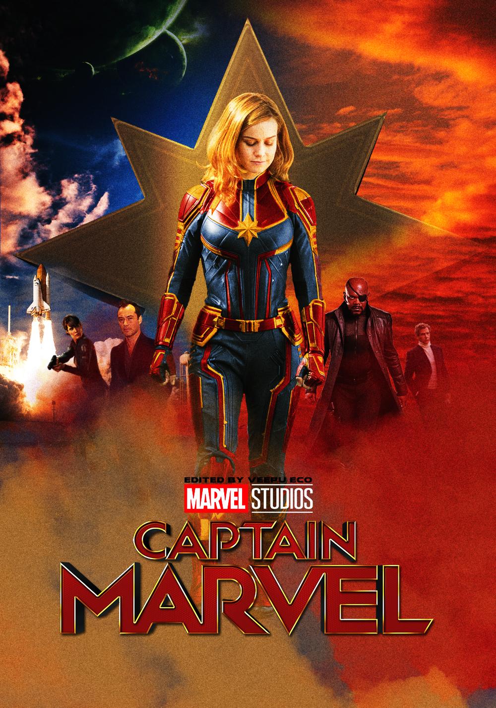 Captain Marvel Brie Larson From Avengers Hd Wallpapers Download In
