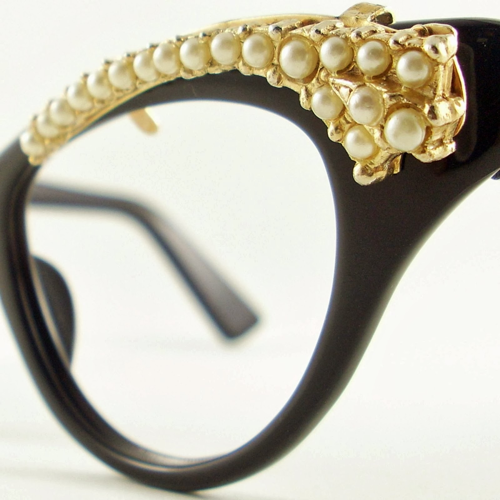 Vintage Eyeglasses Frames Eyewear Sunglasses 50S Vintage Cat Eye