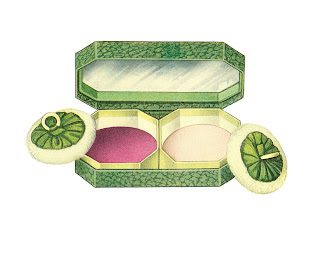 beauty vintage makeup clipart digital download image