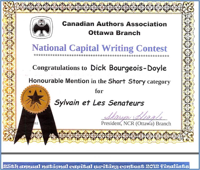 Stubborn Stuff Top 10 Canadian Writing Awards No. 2