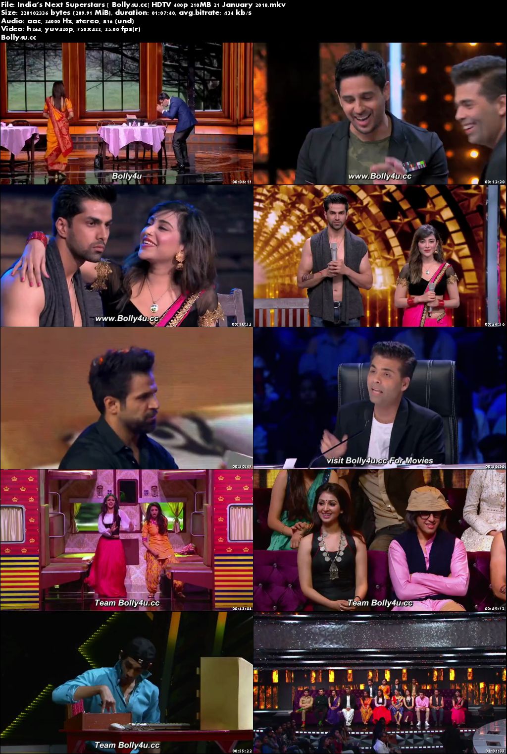 India’s Next Superstars HDTV 480p 200MB 21 January 2018 Download India’s Next Superstars HDTV 480p 200MB 21 January 2018 Download