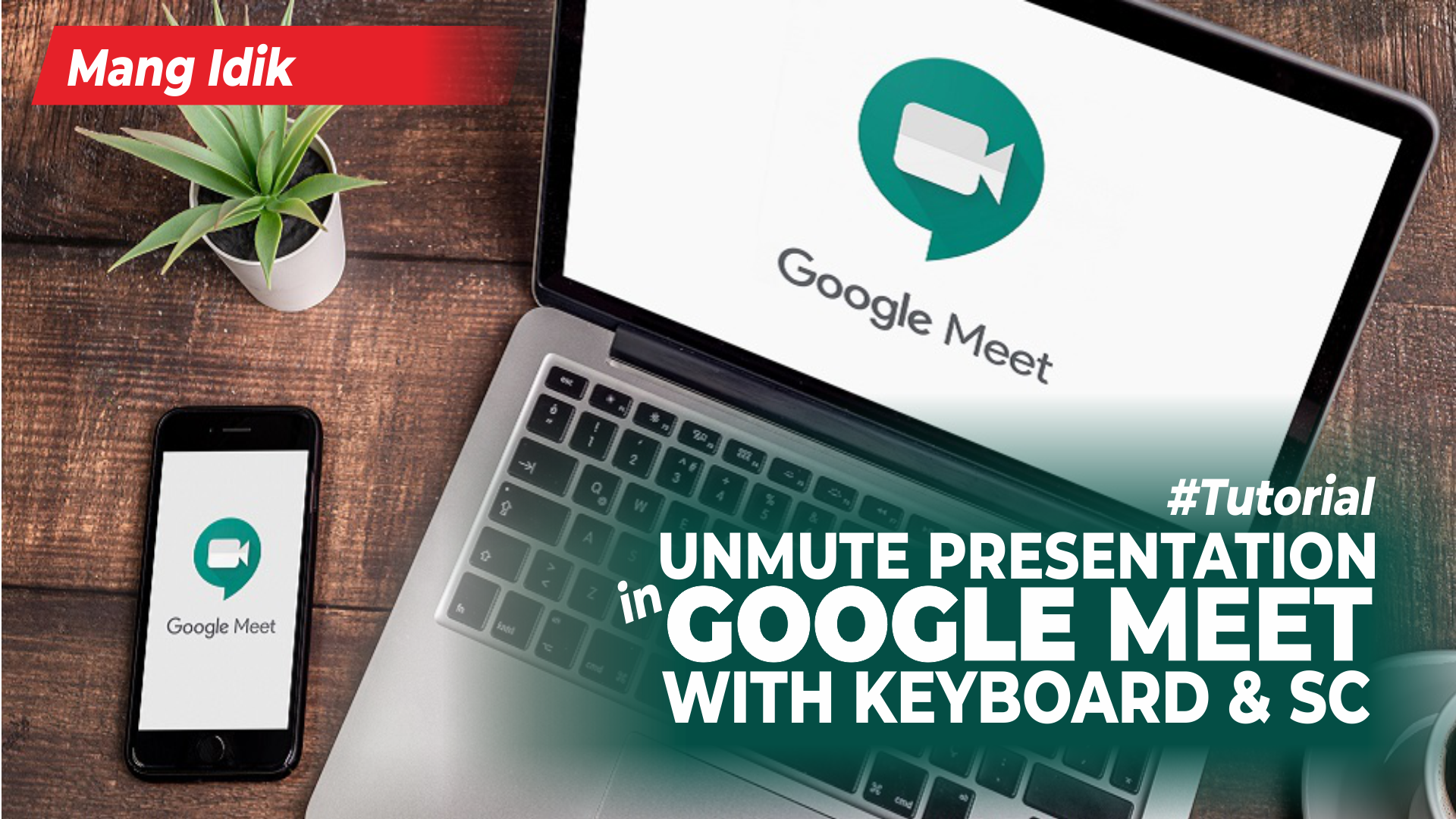 how to unmute the presentation in google meet