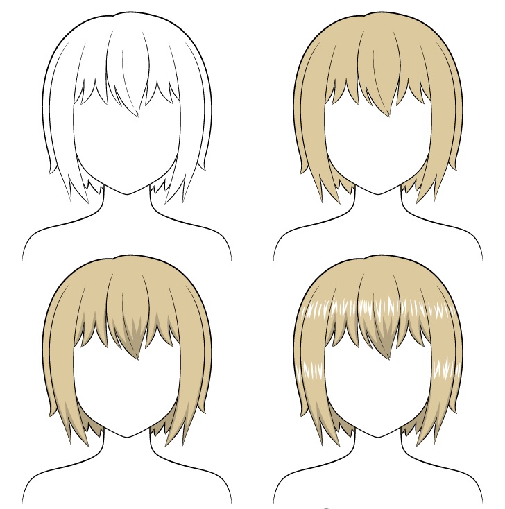 Gambar Anime Rambut Pendek - Menhara Chan Gadis Animasi Gambar Manga