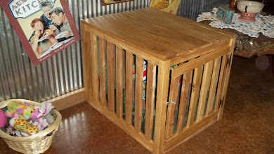 Wooden Dog Crate