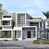 2354 sq-ft box type contemporary house rendering