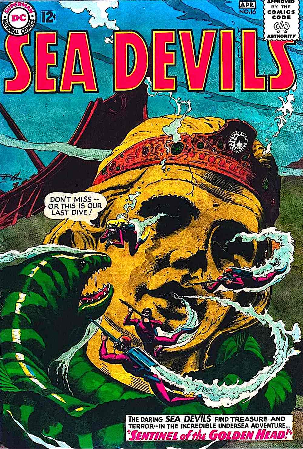Sea Devils Russ Heath Sea Devils, a comic book by Russ Heath, Sentinal of The Golden Head