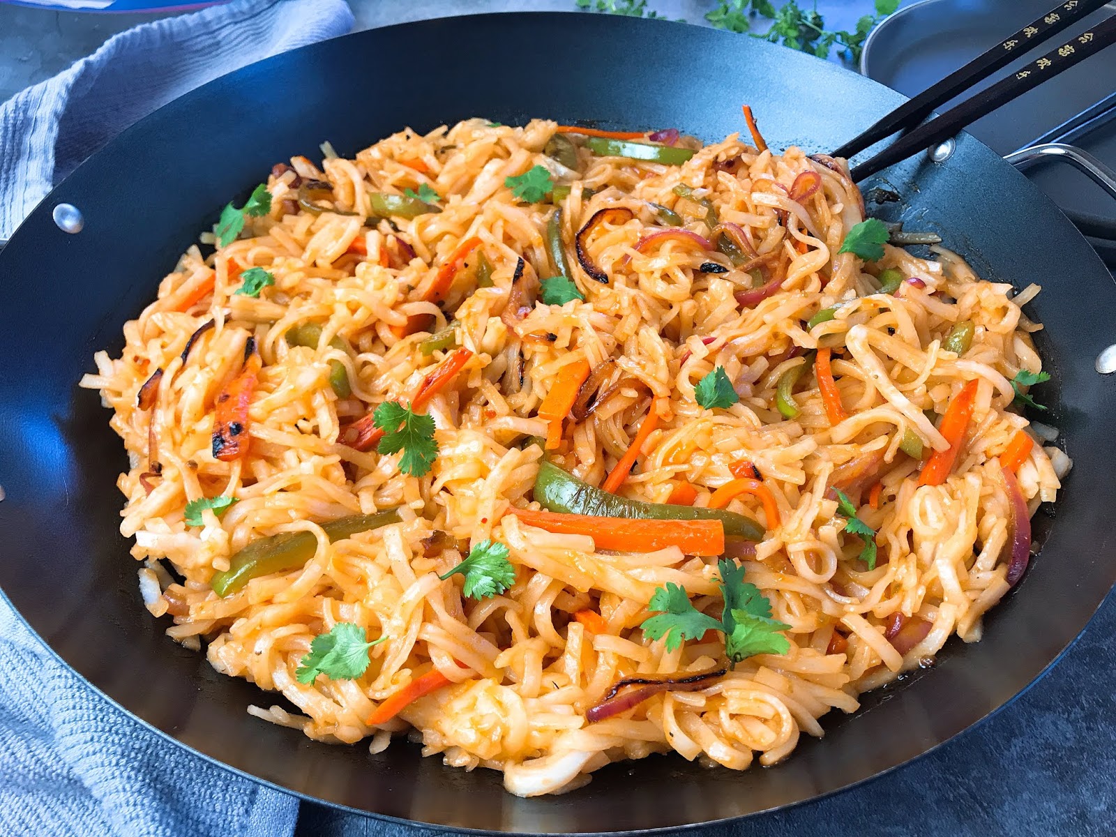Sweet and Sour Noodles with Vegetables (Gluten-Free)
