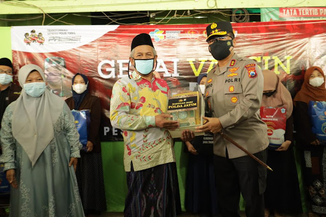 ketua nu jatim ajak vaksinasi