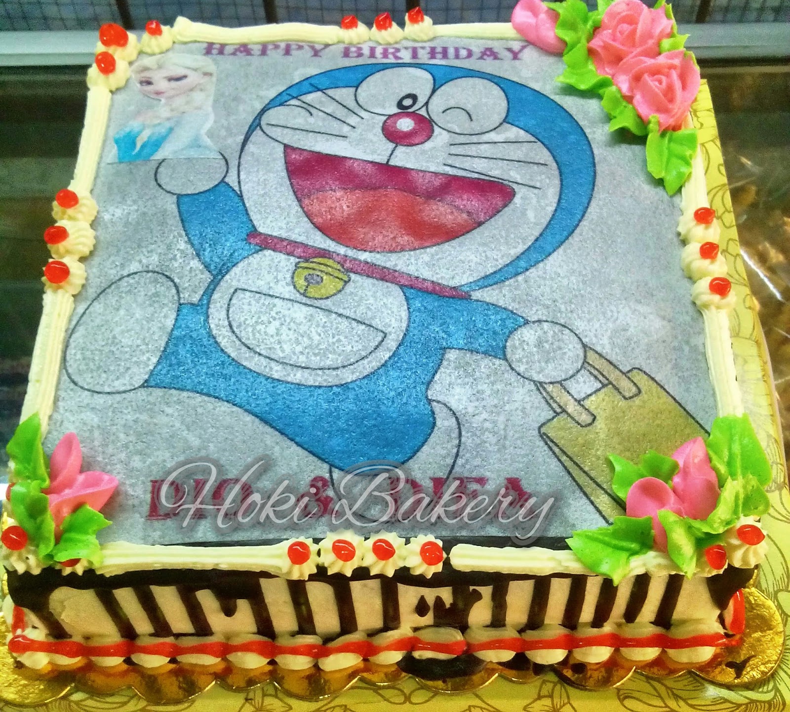 Cake Edible Image Doraemon Hoki Bakery