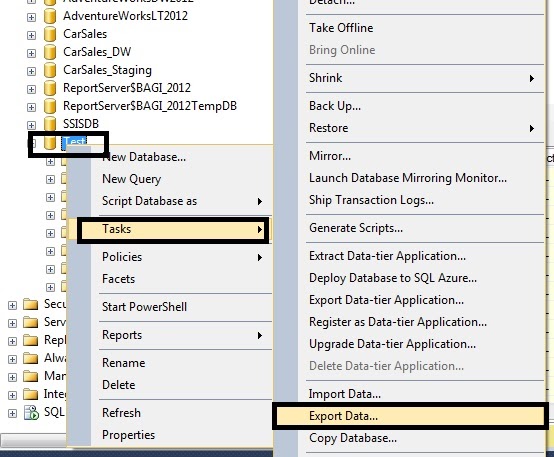 Microsoft Business Intelligence: Importing Excel data into the SQL ...