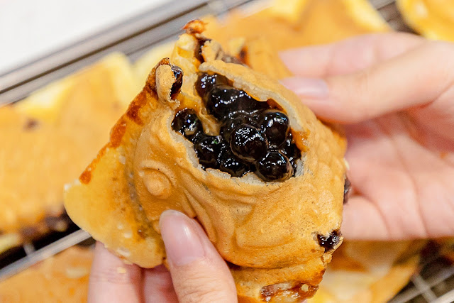 MAGMA美格瑪半熟起司專賣店,多種口味起酥鯛魚燒,餡料香濃爆量讓人凍美條~