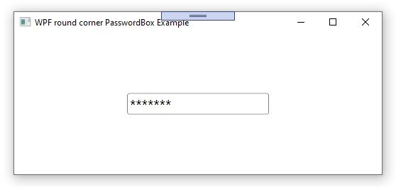 wpf passwordbox validation