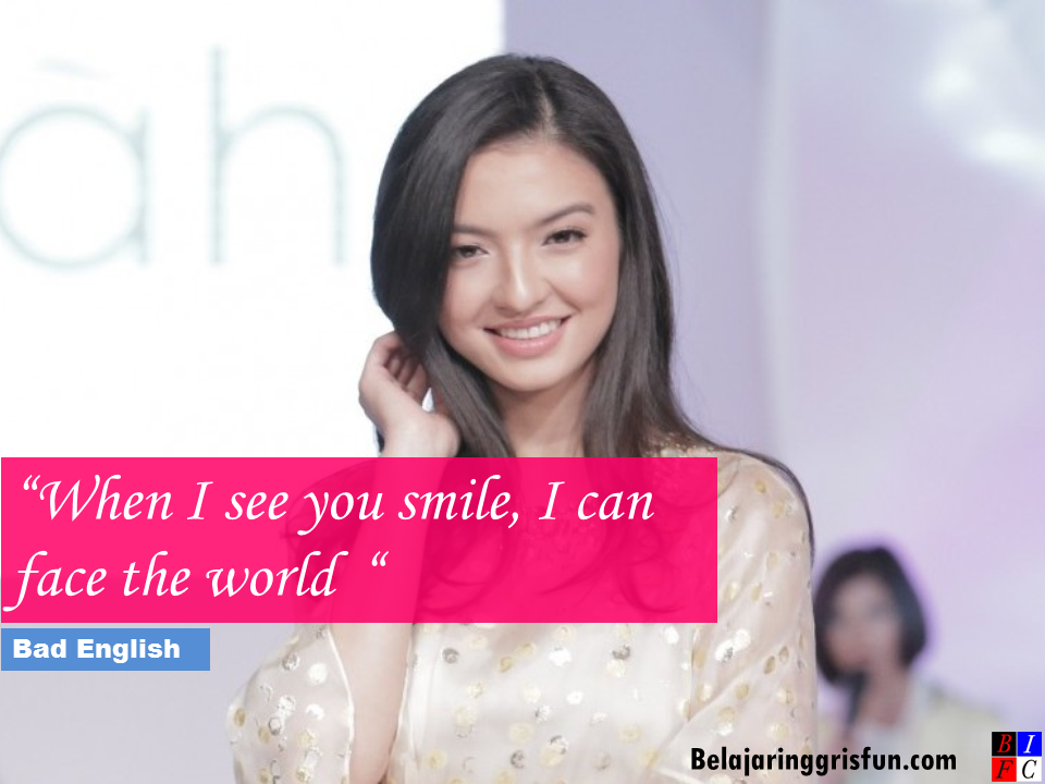 Kata Kata Tersenyum Walau Hati Menangis Dalam Bahasa Inggris / Disakiti