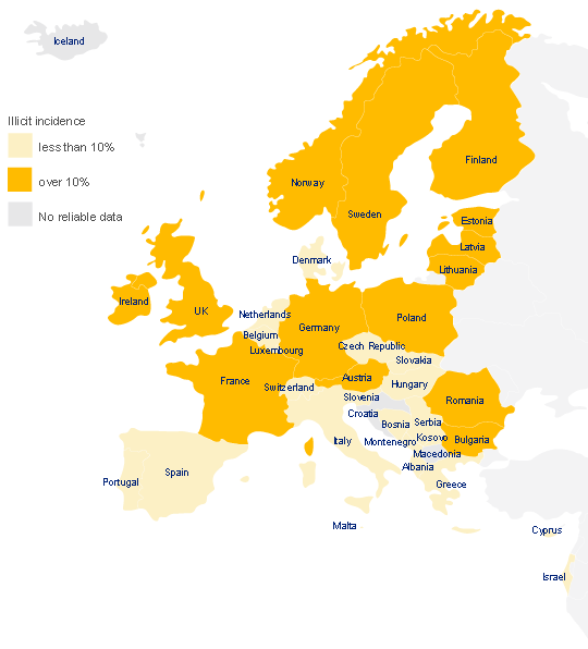 Kartta Eurooppa Alue Poliittinen
