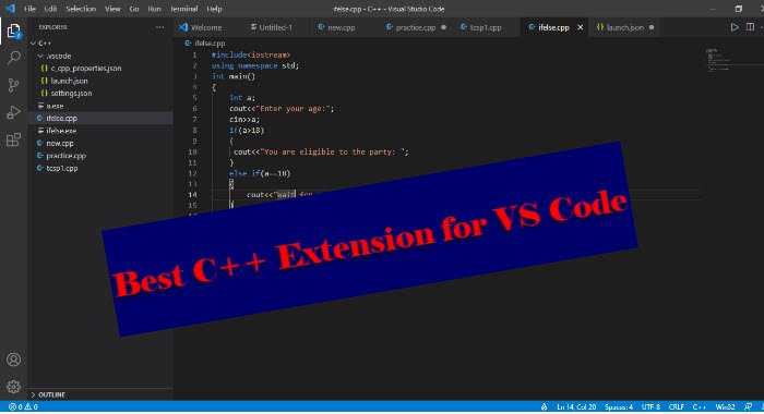 Visual Studio Code를 위한 최고의 C++ 확장