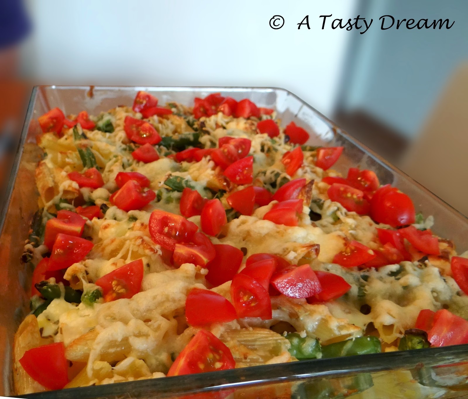 A Tasty Dream: Nudel-Bohnen-Auflauf mit Feta und Rosmarin